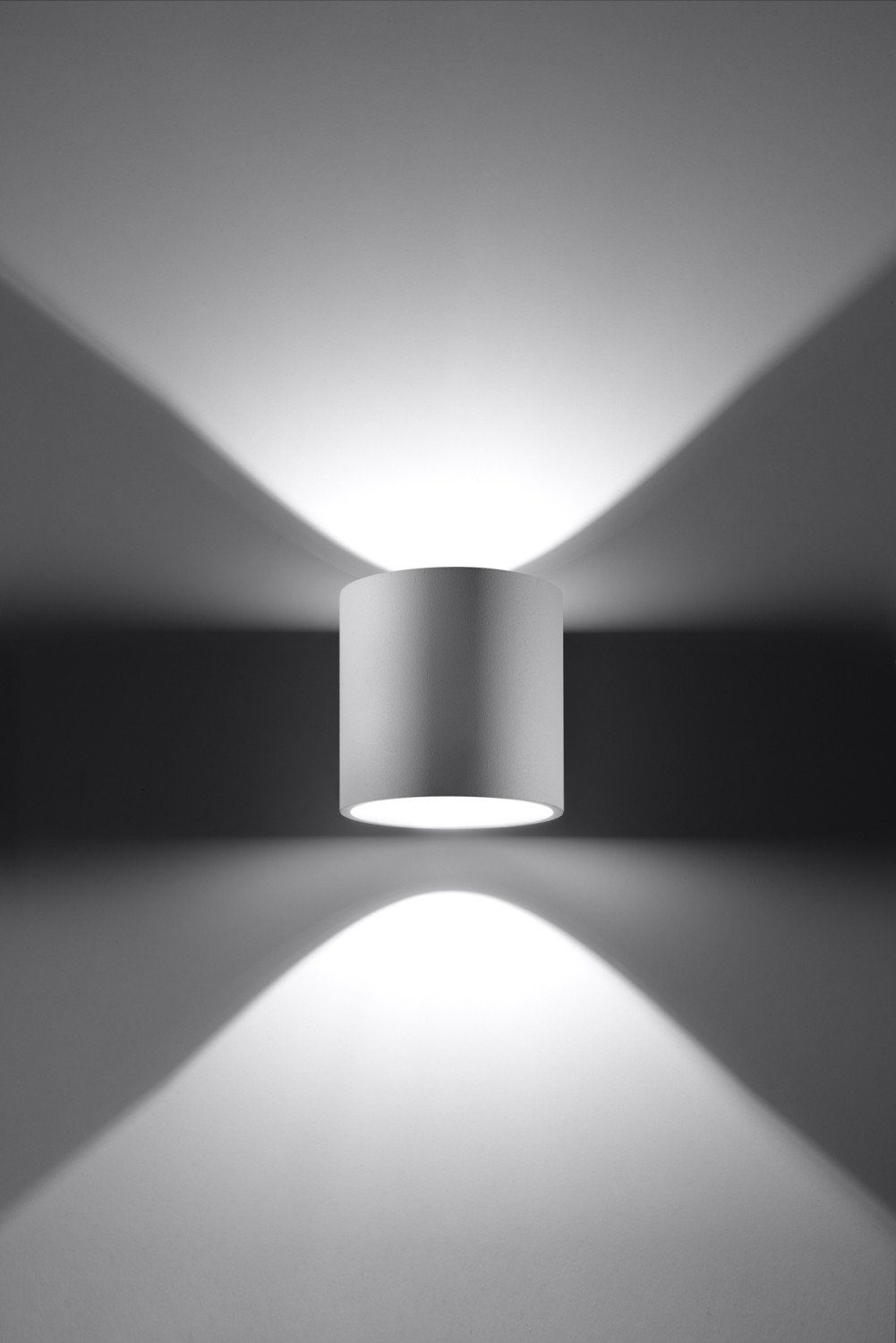 Lampe Warmweiß, wechselbar, Wandleuchte LED RODA, Licht-Erlebnisse Innenleuchte Moderne Wandlampe rund Flur Weiß