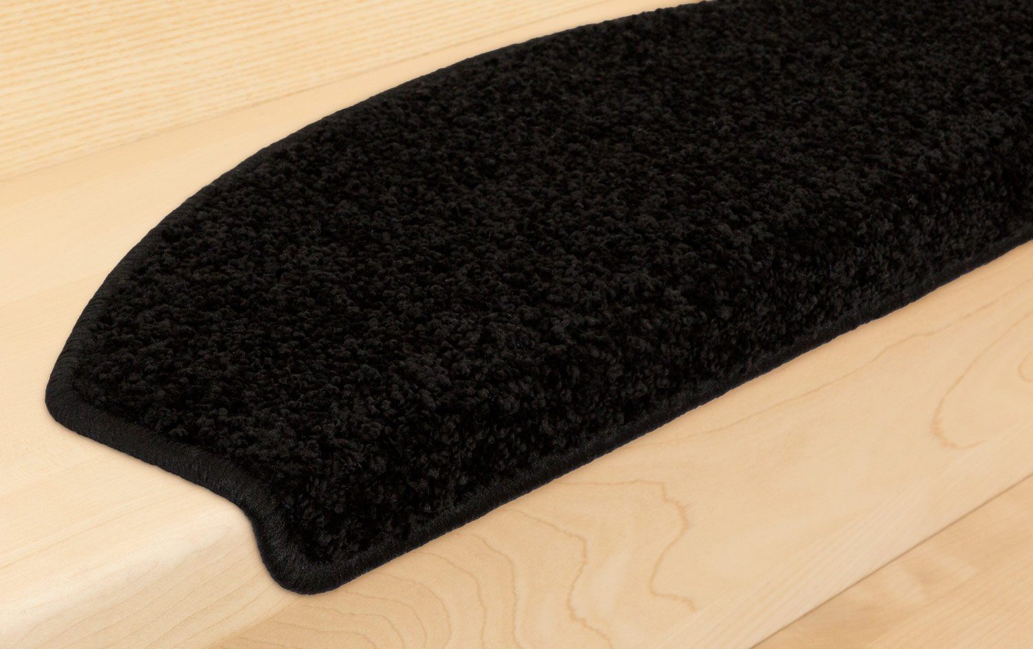 Metzker® Stufenmatte Stufenmatten Marseille Halbrund Schwarz 15 Stück, halbrund, Höhe: 13 mm, 15 Stück im Set - Schwarz – Bild 4 von 5