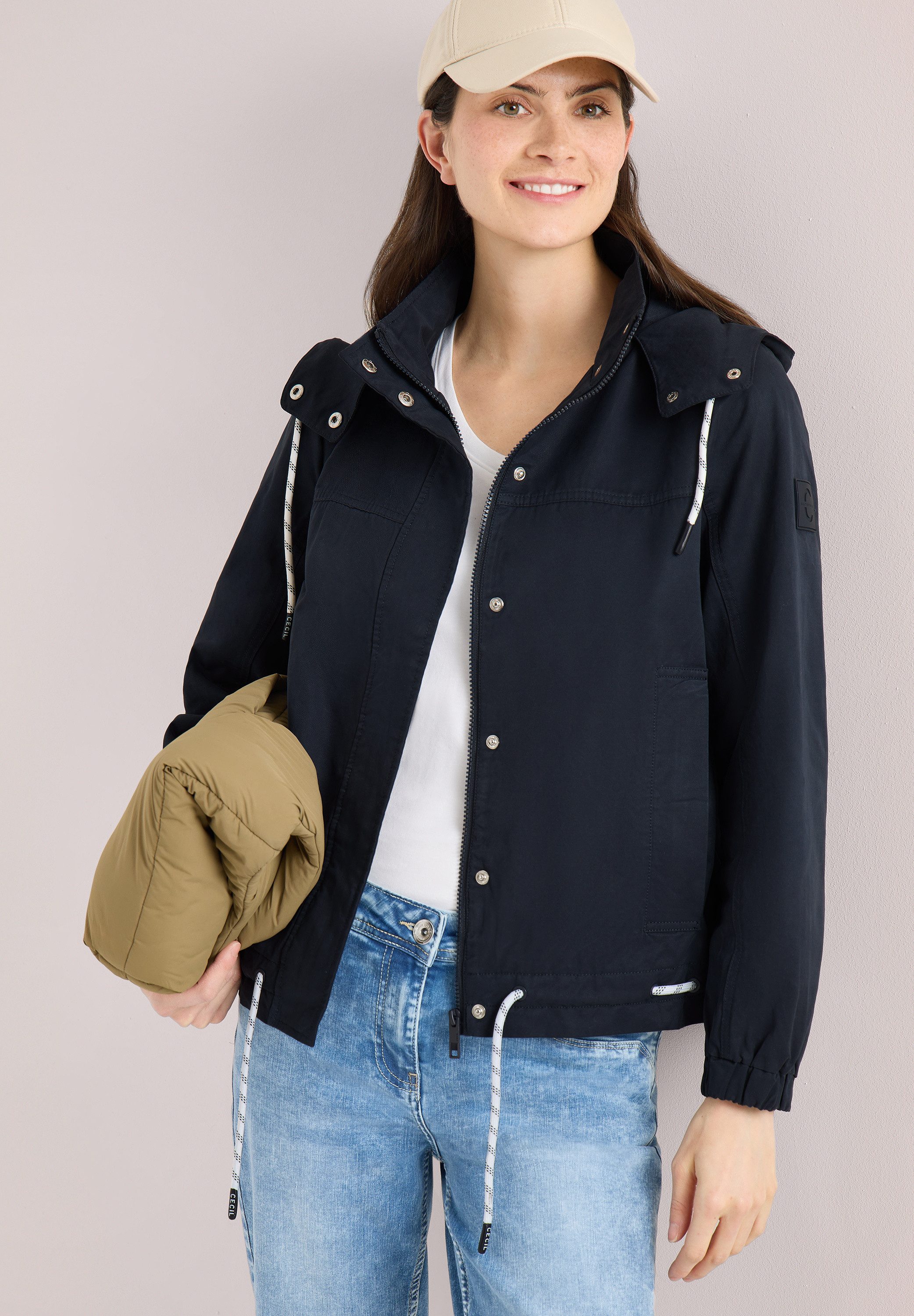 CECIL Outdoorjacke im Hoodie-Style günstig online kaufen