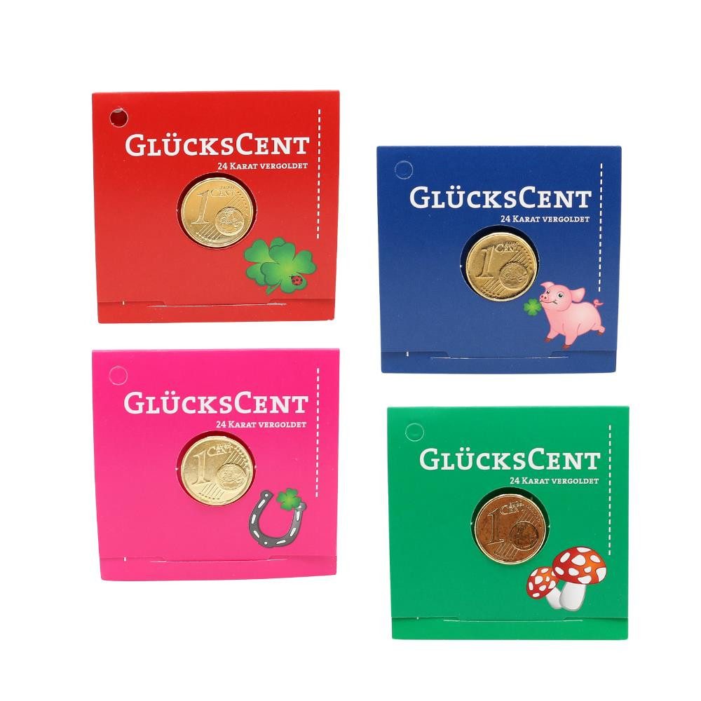 Dekohelden24 Dekofigur Glückscent -Eurocent Brief, mit günstig online kaufen