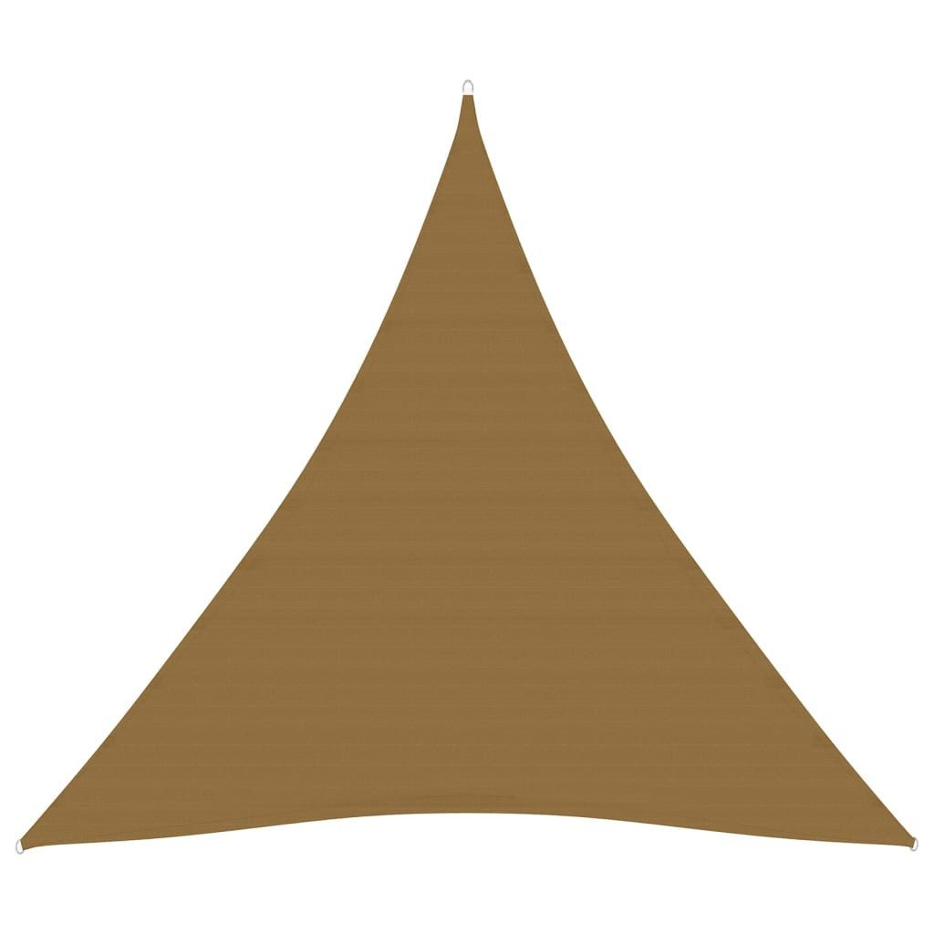 Sonnensegel 36 x 36 x 36 m Sonnensegel 160 g m² Taupe 3,6x3,6x3,6 m HDPE Beschatt