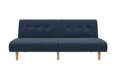 loft24 Schlafsofa Palm Springs, Bezug aus Leinenstoff, Breite 181,5 cm, weitere Farbvarianten erhältlich