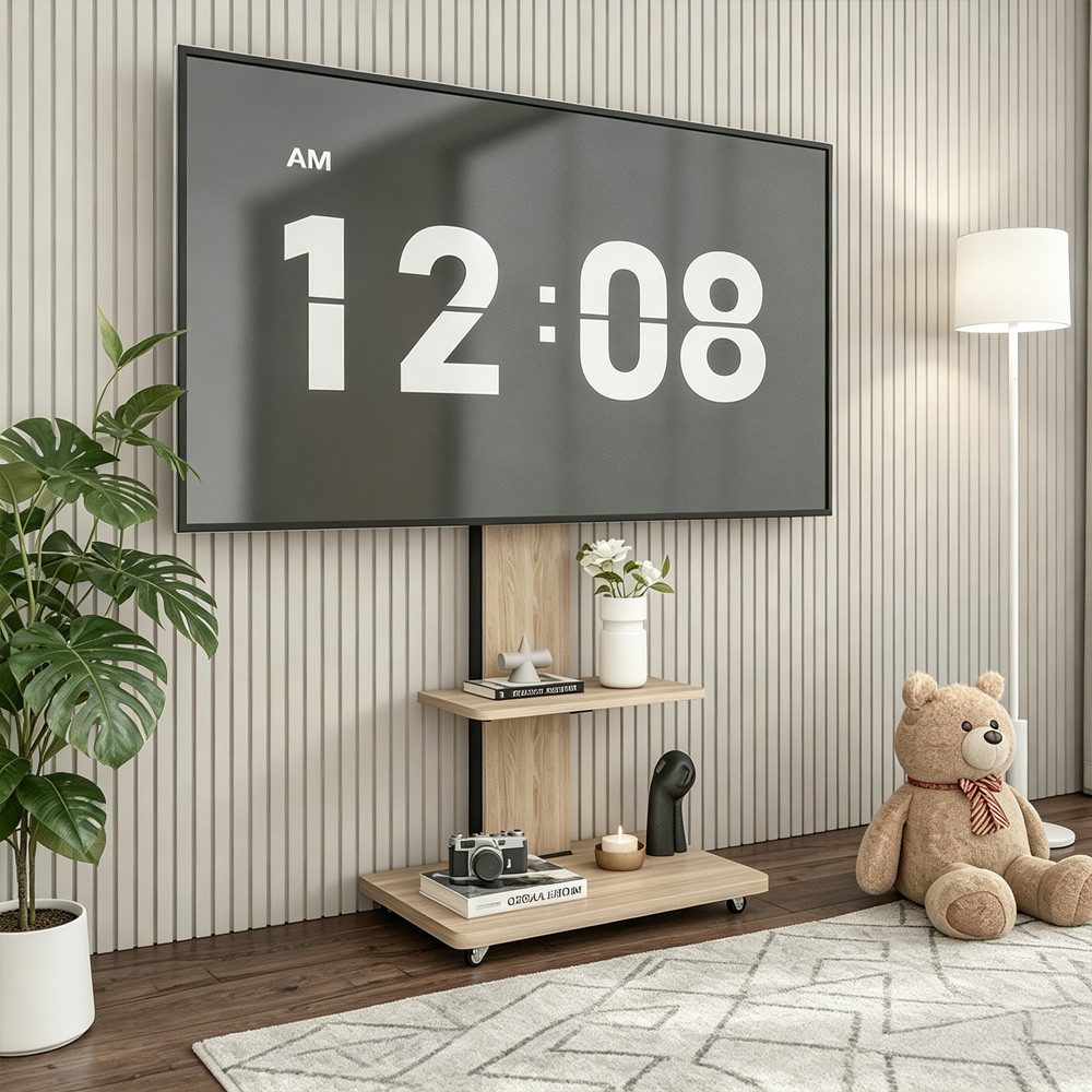 TV-Ständer Höhenverstellbarer TV-Regal mit Ablagefach