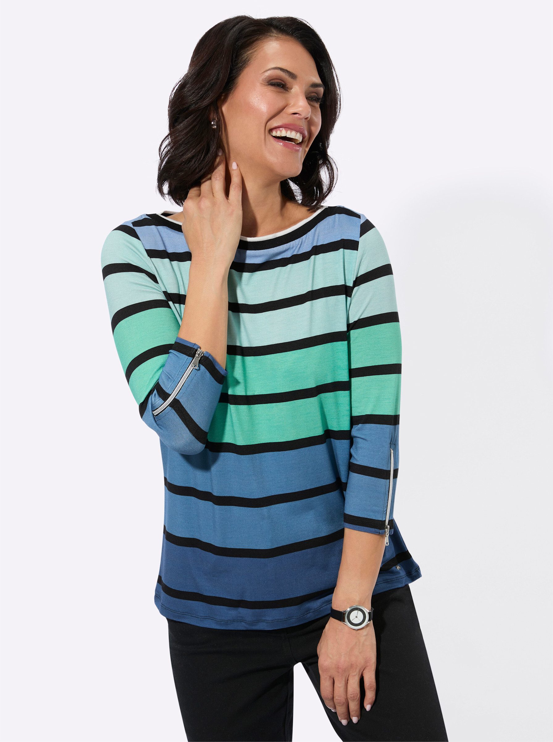 T-Shirt 3/4-Arm-Shirt 3/4-Arm