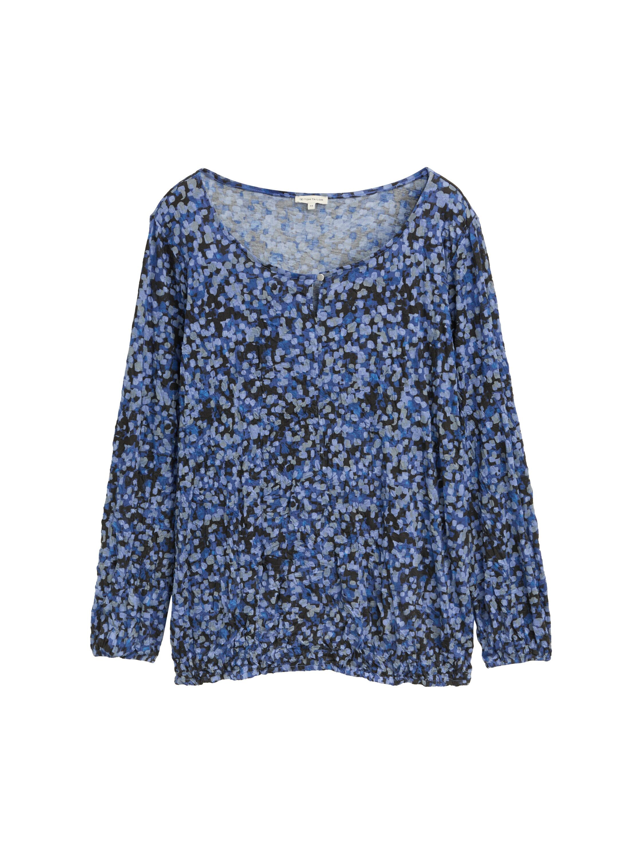 TOM TAILOR PLUS Langarmshirt mit All-Over Print