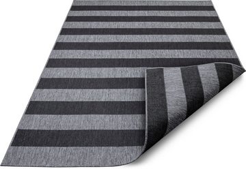 Teppich Alan, andas, rechteckig, Höhe: 5 mm, Wendeteppich, Streifen, Scandi, wetterfest, In- und Outdoor geeignet