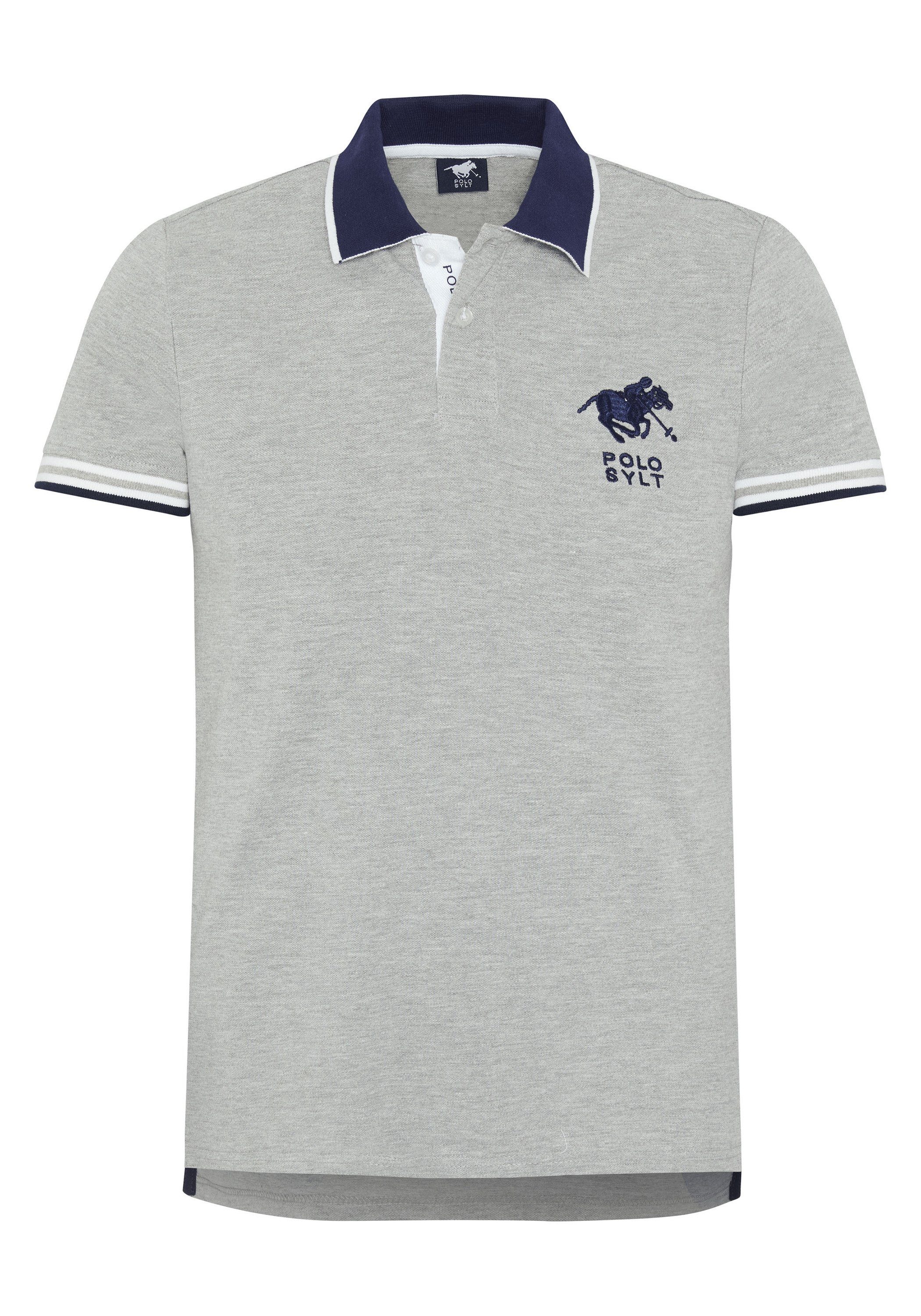 Polo Sylt Poloshirt mit Kontrast-Akzenten günstig online kaufen