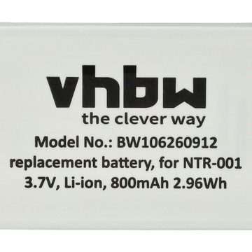 vhbw Ersatz für Nintendo NTR-003, NTR-001 für Akku Li-Ion 800 mAh (3,7 V)