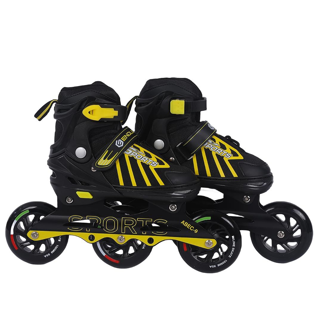 Inlineskates EL1031 Inline Skates Aluminium-Chassis, 100 mm PU Rollen, ABEC-9-Lager