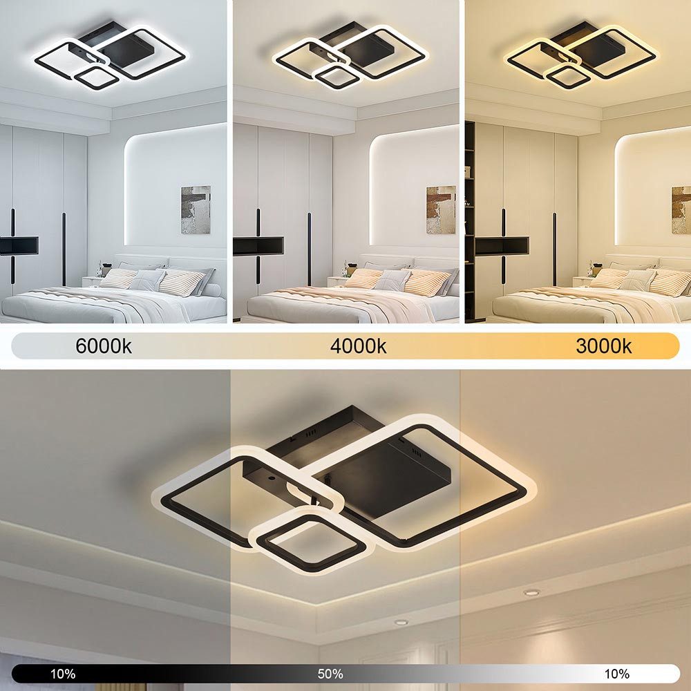 MUPOO LED Deckenleuchte LED Deckenlampe mit günstig online kaufen