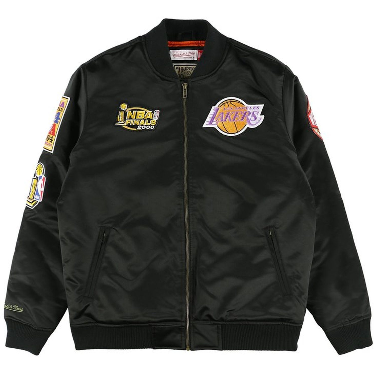 Mitchell & Ness Bomberjacke Satin FLIGHT Los Angeles Lakers