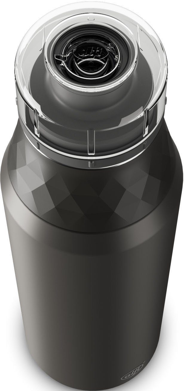 ENDLESS Edelstahl, BOTTLE, Trinkflasche ml caviar 900 Alfi mat black