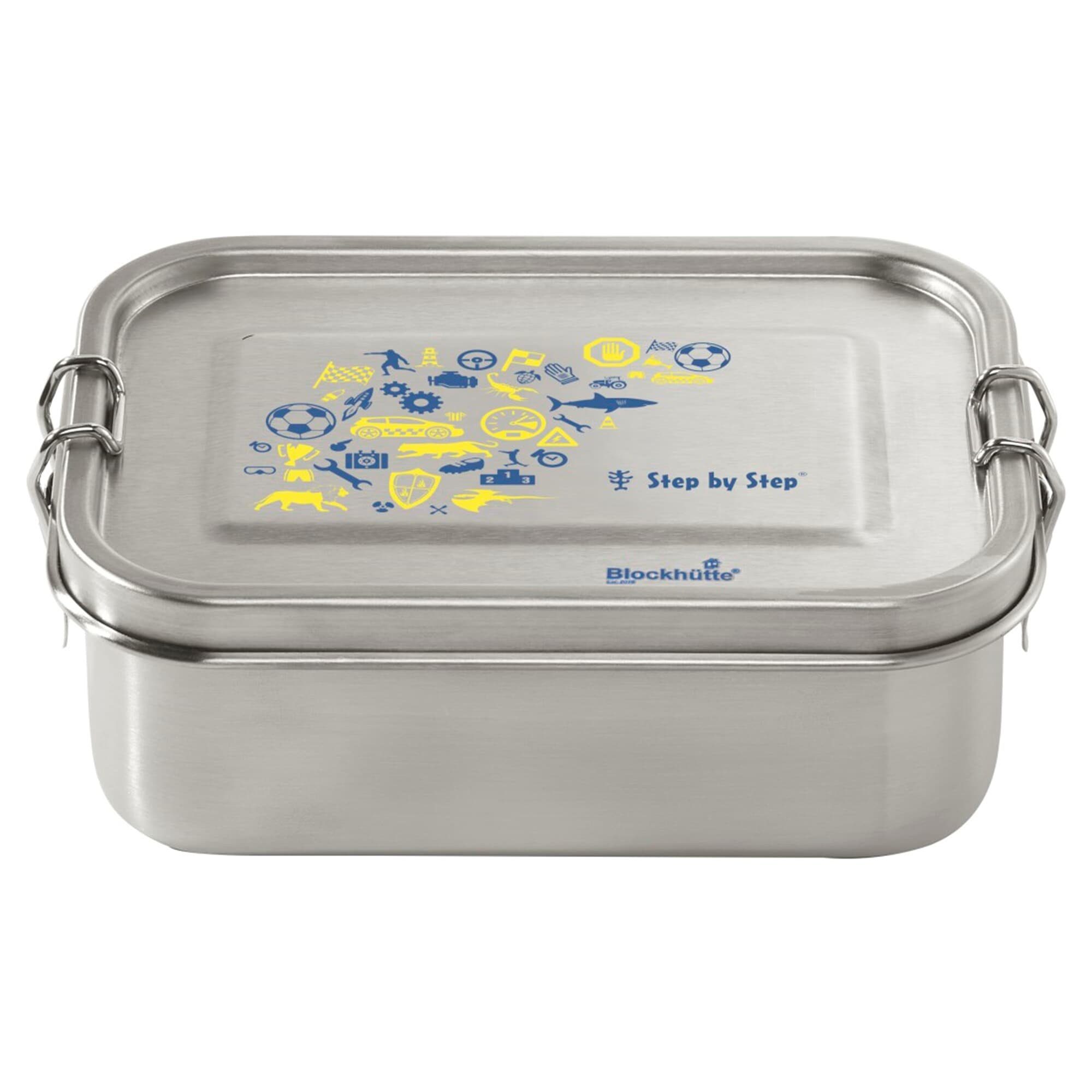 Step by Step Lunchbox Edelstahllunchbox mit Trennwand, Edelstahl, (1-tlg)
