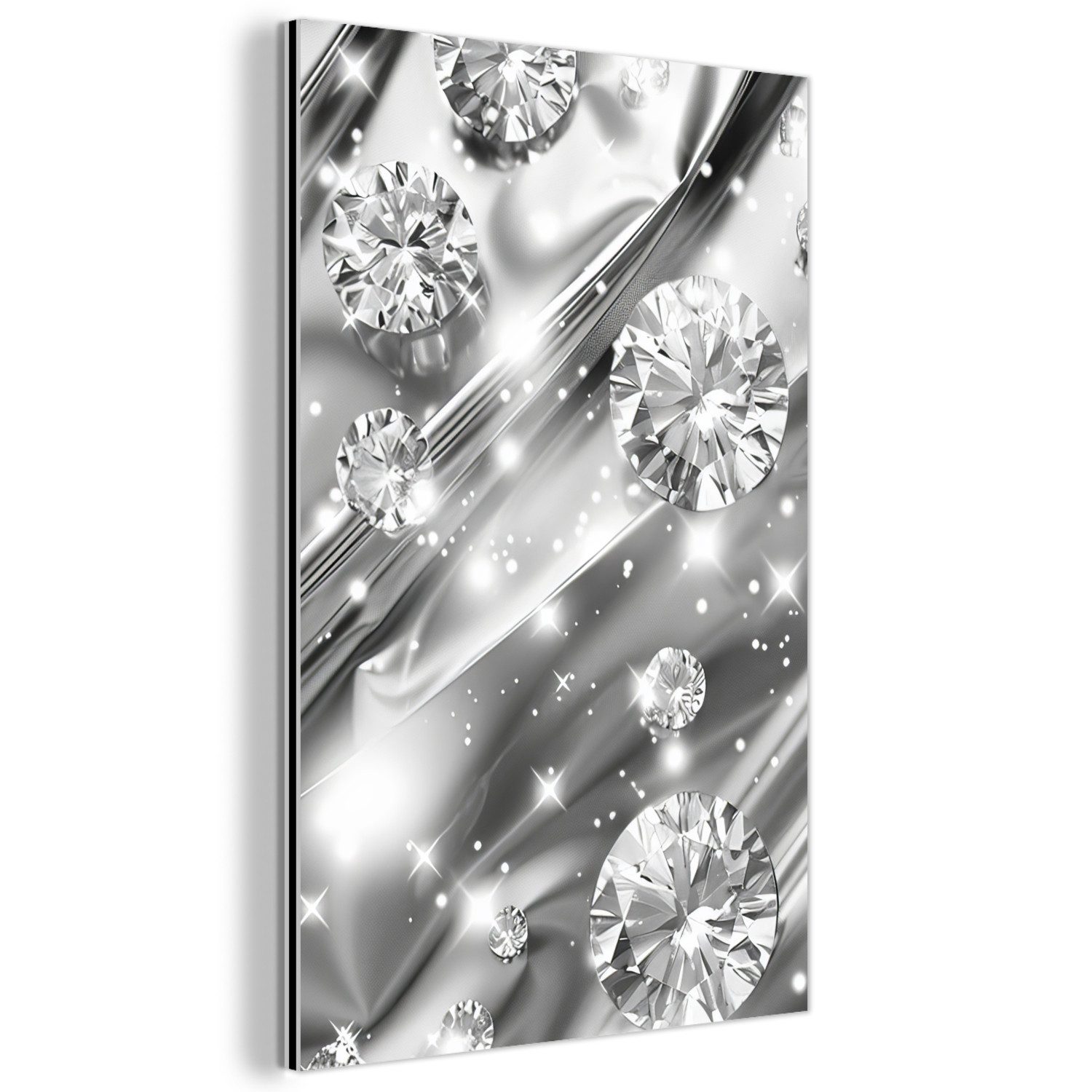 MuchoWow Metallbild Abstrakt - Diamant - günstig online kaufen
