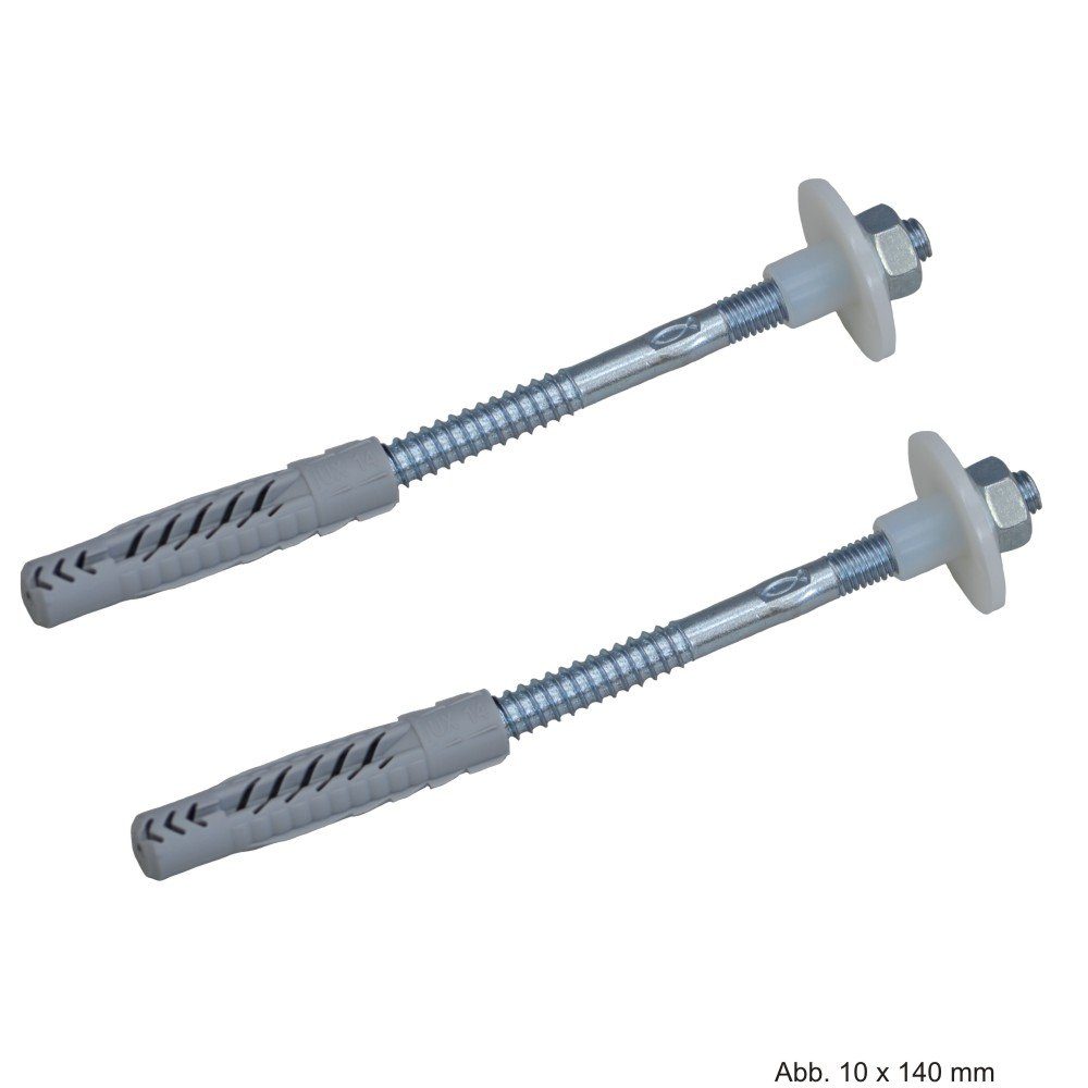 ASW Waschtischarmatur Waschtisch-Befestigung 10 x 140 mm mit Stockschrauben