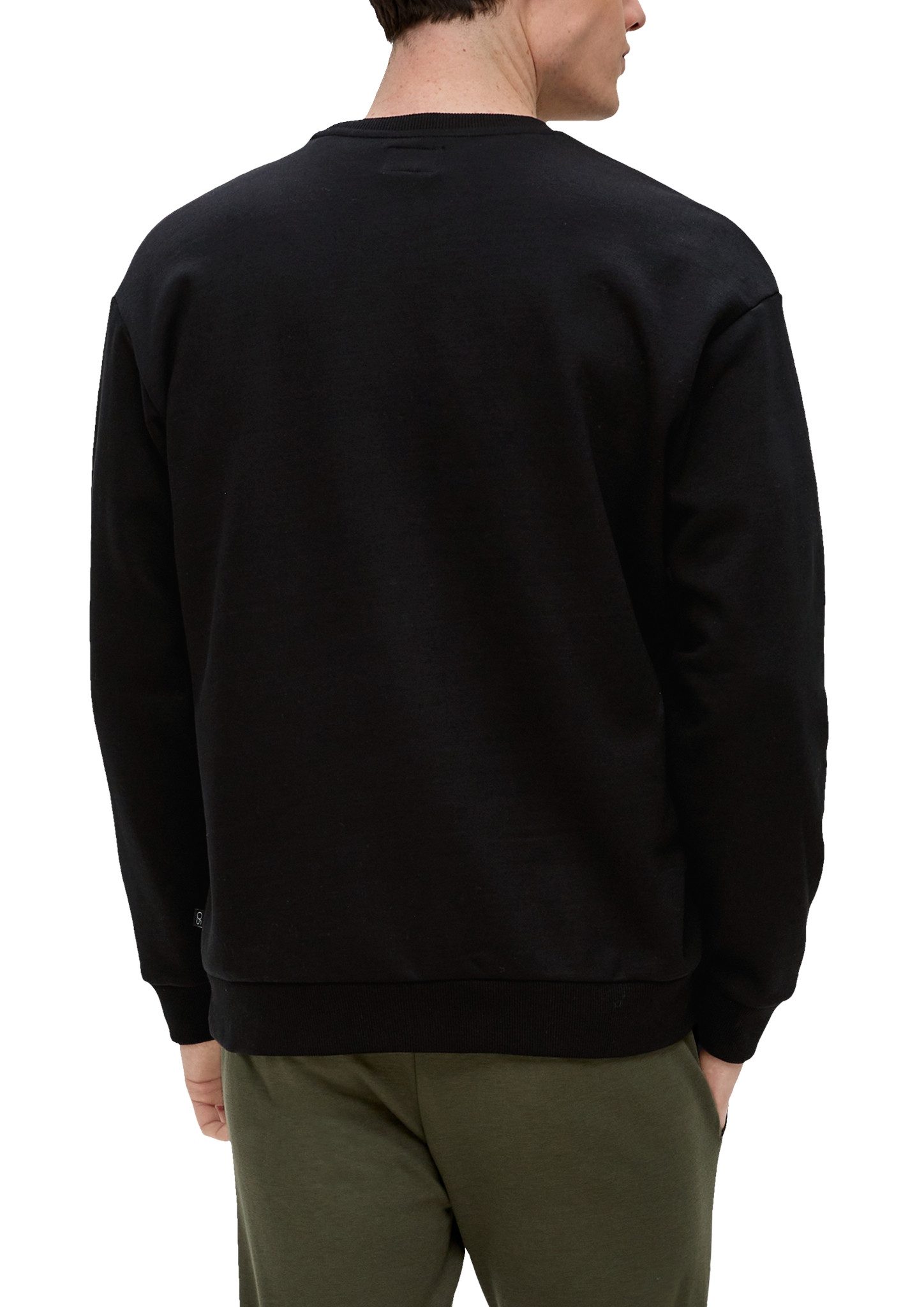 QS Sweatshirt mit Logo Stickerei günstig online kaufen