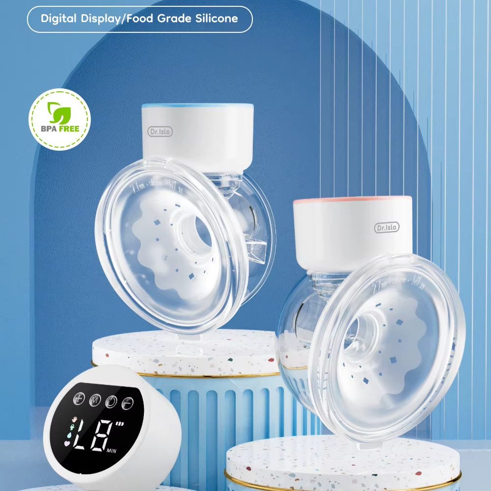 Athlix Elektrische Milchpumpe Tragbare elektrische Milchpumpe Muttermilch-Extraktor, 12 einstellbare Geschwindigkeits-/Saugstufen, leiser Motor – Bild 3 von 5