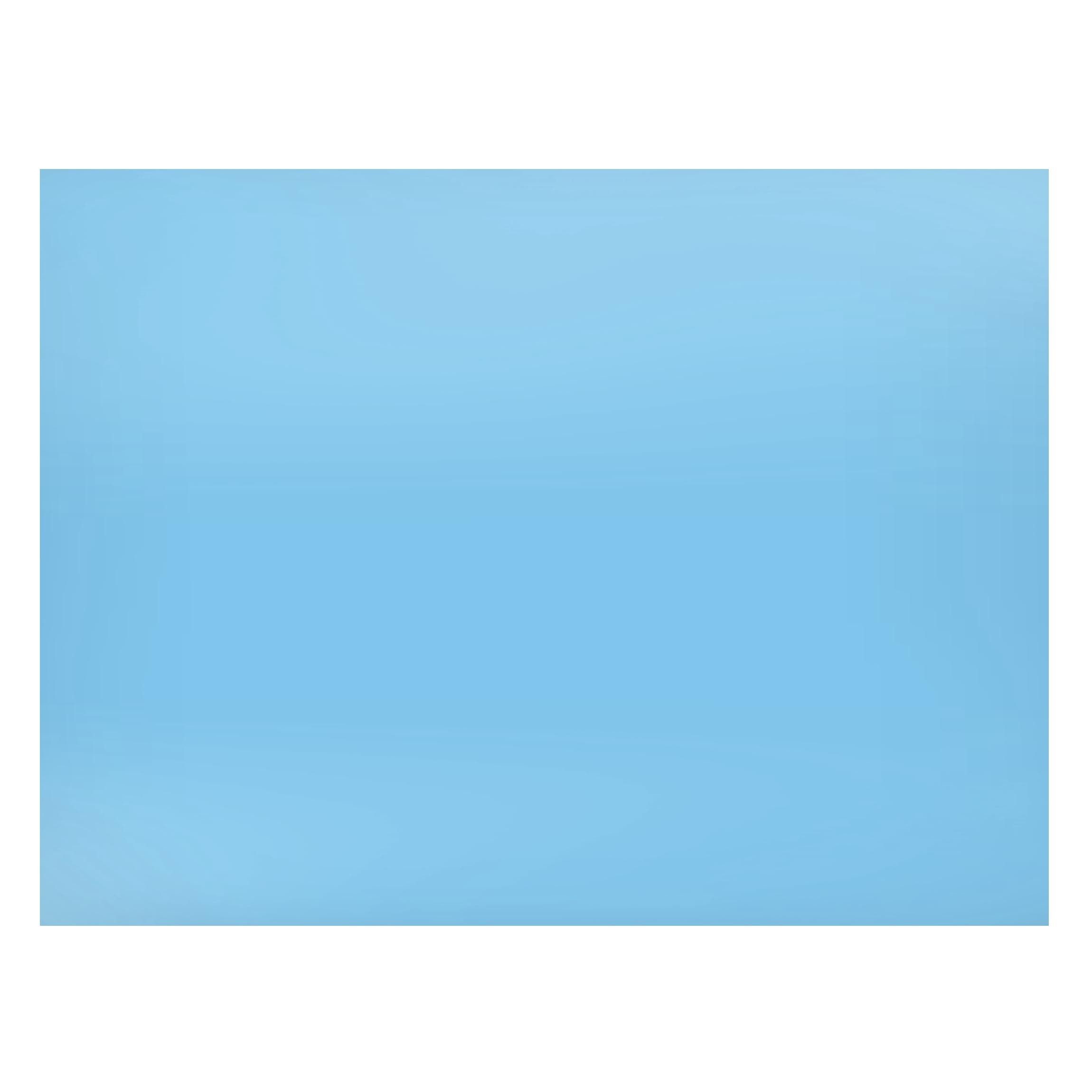Bilderdepot24 Magnettafel Küche blau Colour Light Blue, (1-tlg., Magnetboard Pinnwand für die Wand - metallische Tafel für Magnete), Magnetwand groß mit Motiv Büro Memoboard magnetisch Hochformat