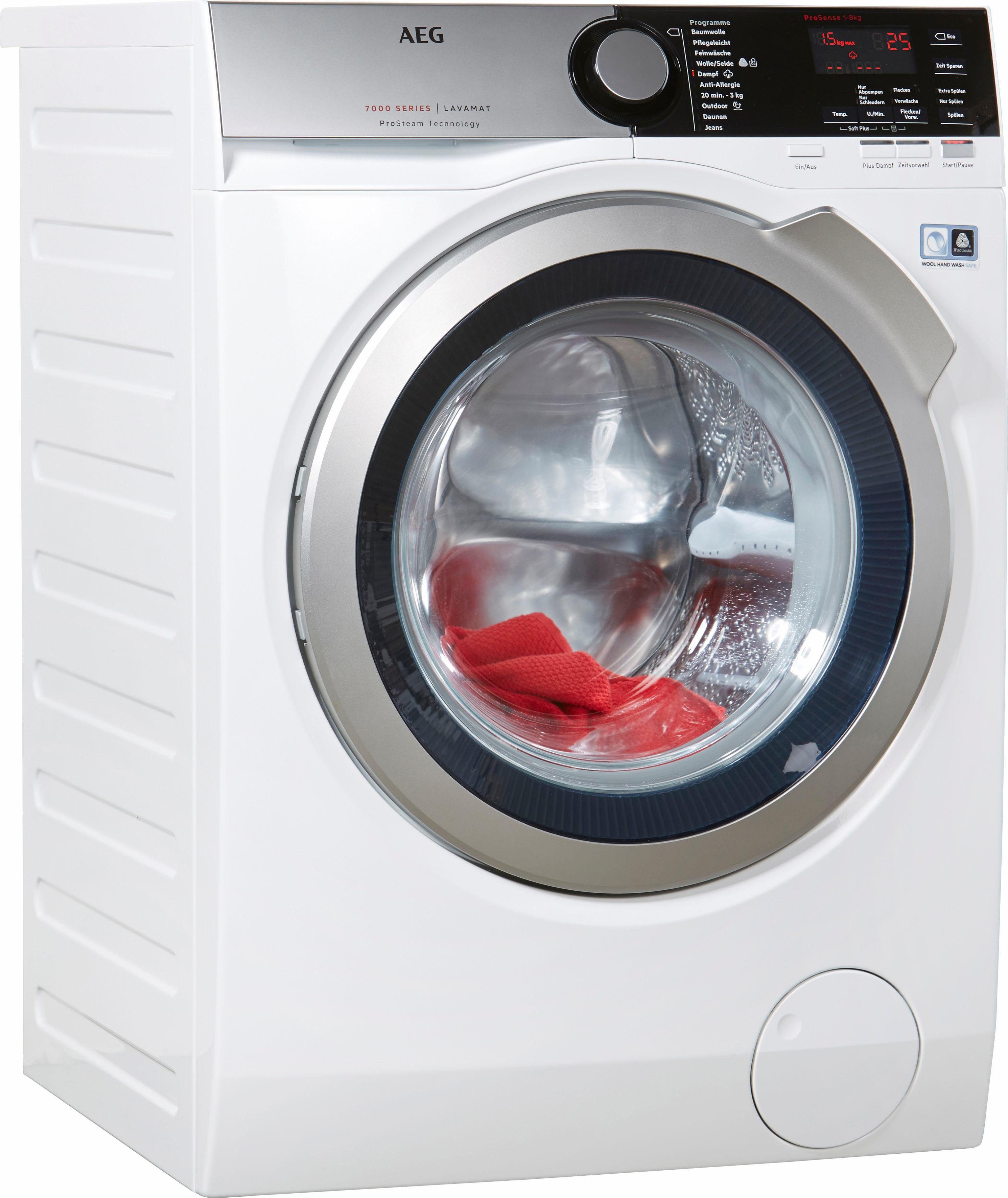 AEG Waschmaschine L7FE68ProS, 8 kg, 1600 U/Min OTTO