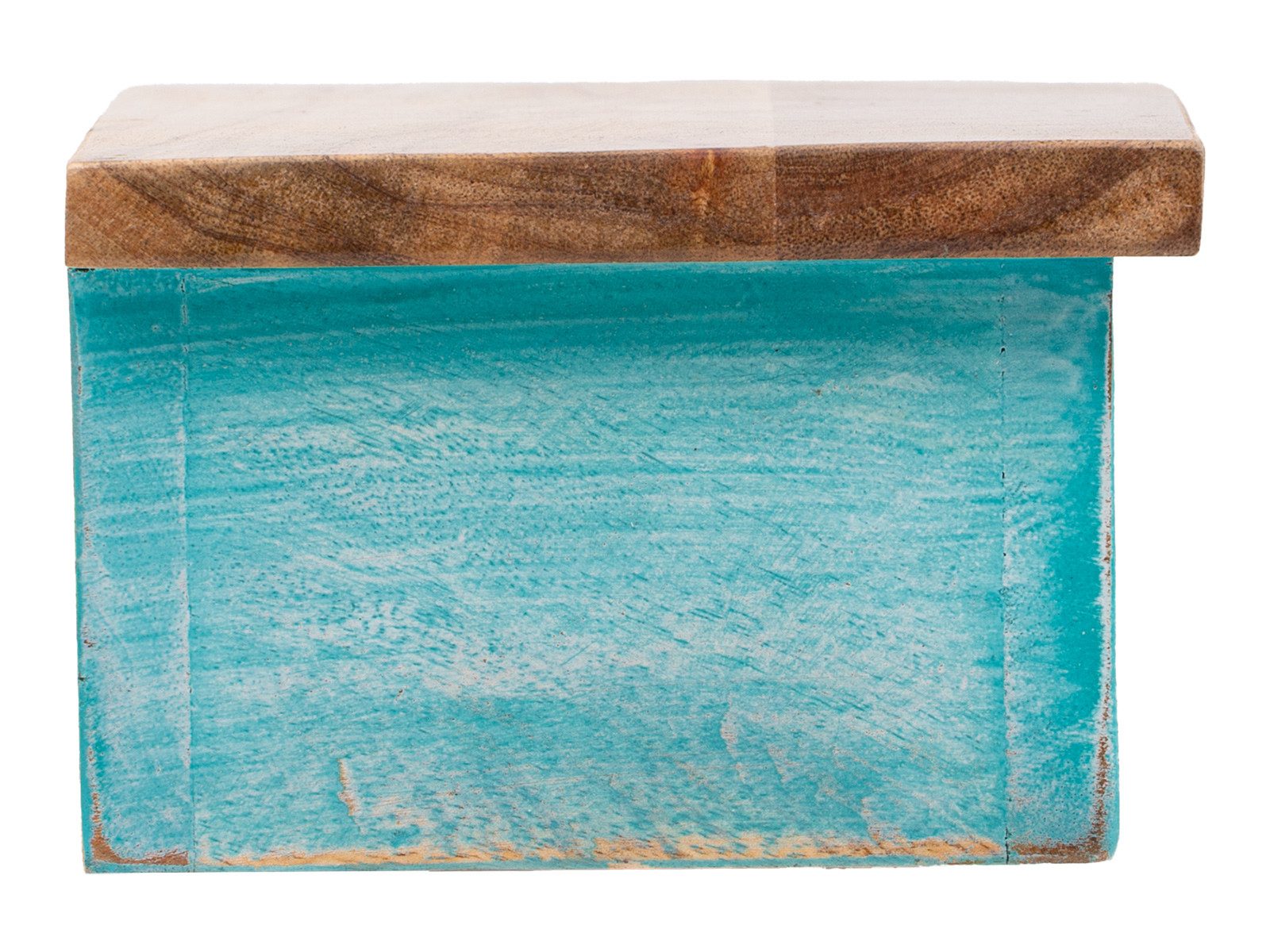 massivum Wandboard Santa Cruz 33cm Massivholz Mediterran blau