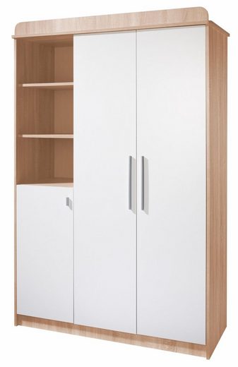 roba® Kleiderschrank »Lena, 3-türig, Eiche sägerau/weiß« online kaufen