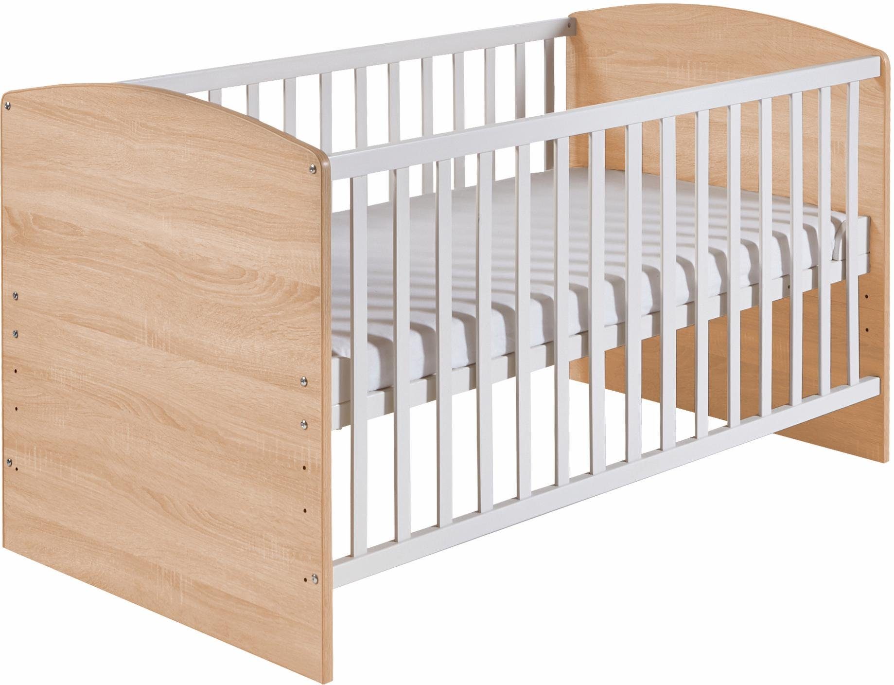 Roba® Babybett »Kombi-Kinderbett Lena«, Liegehöhe 3-fach ...