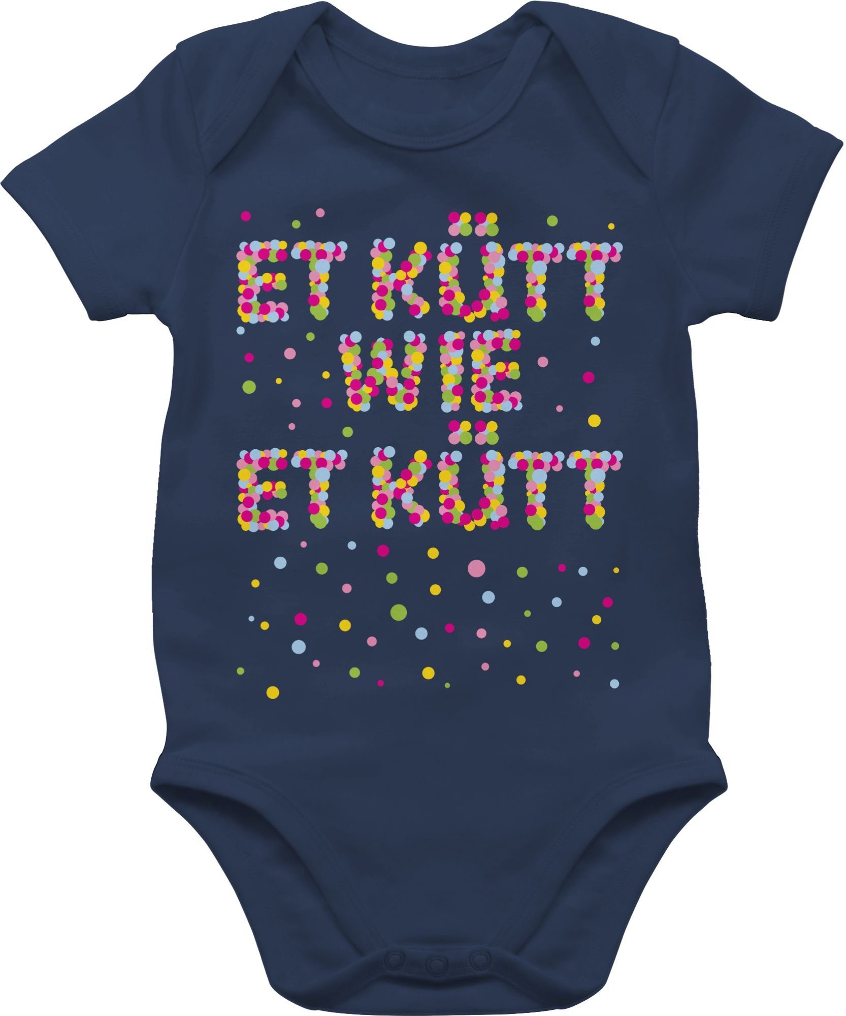 Shirtbody Et kütt wie et kütt Konfetti I Köln I Kölsches Grundgesetz I Echte Köl