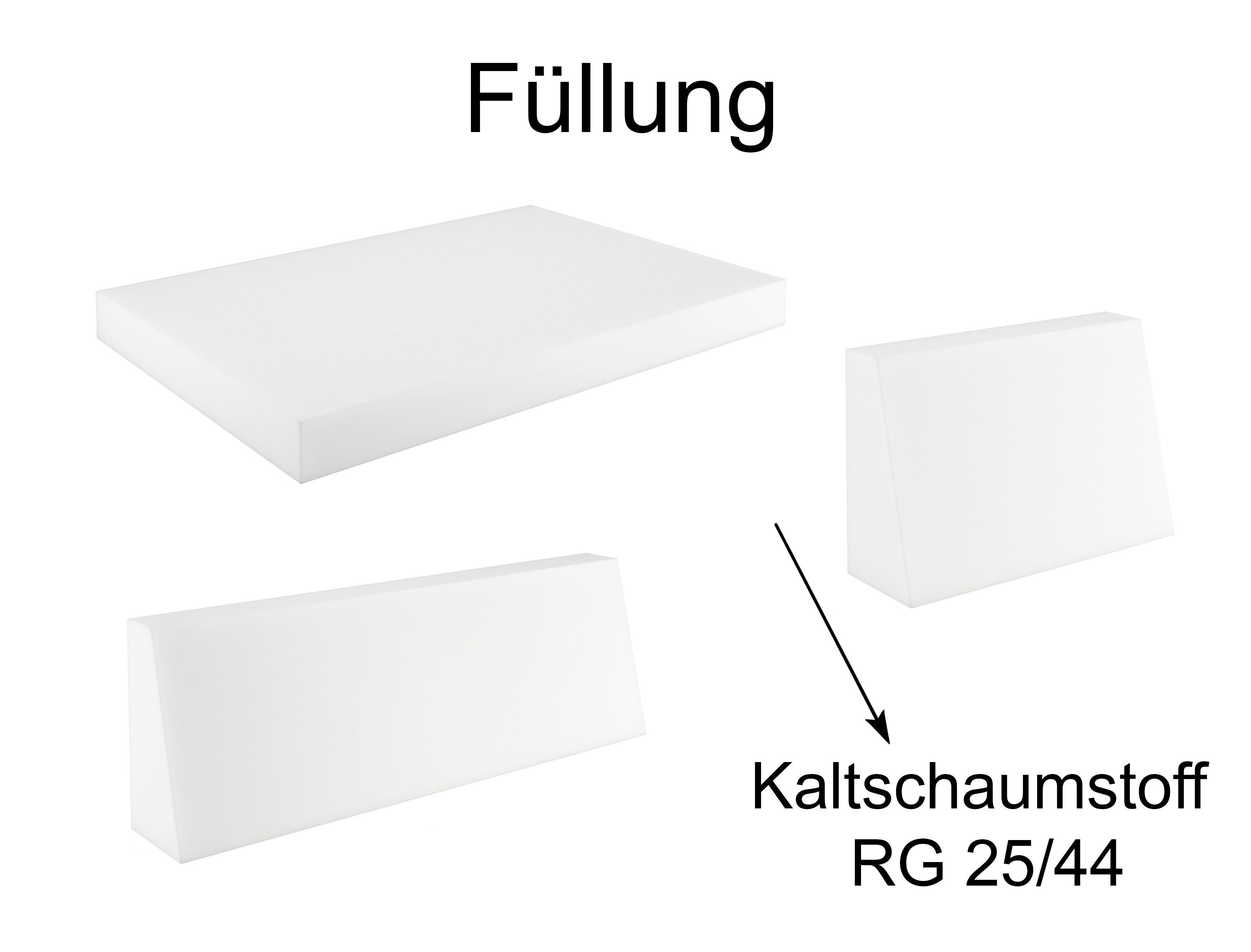 sunnypillow Palettenkissen x Schwarz Set, 120 palettenmöbel 80 Palettenkissen polsterauflage VERONA 6er palettencouch
