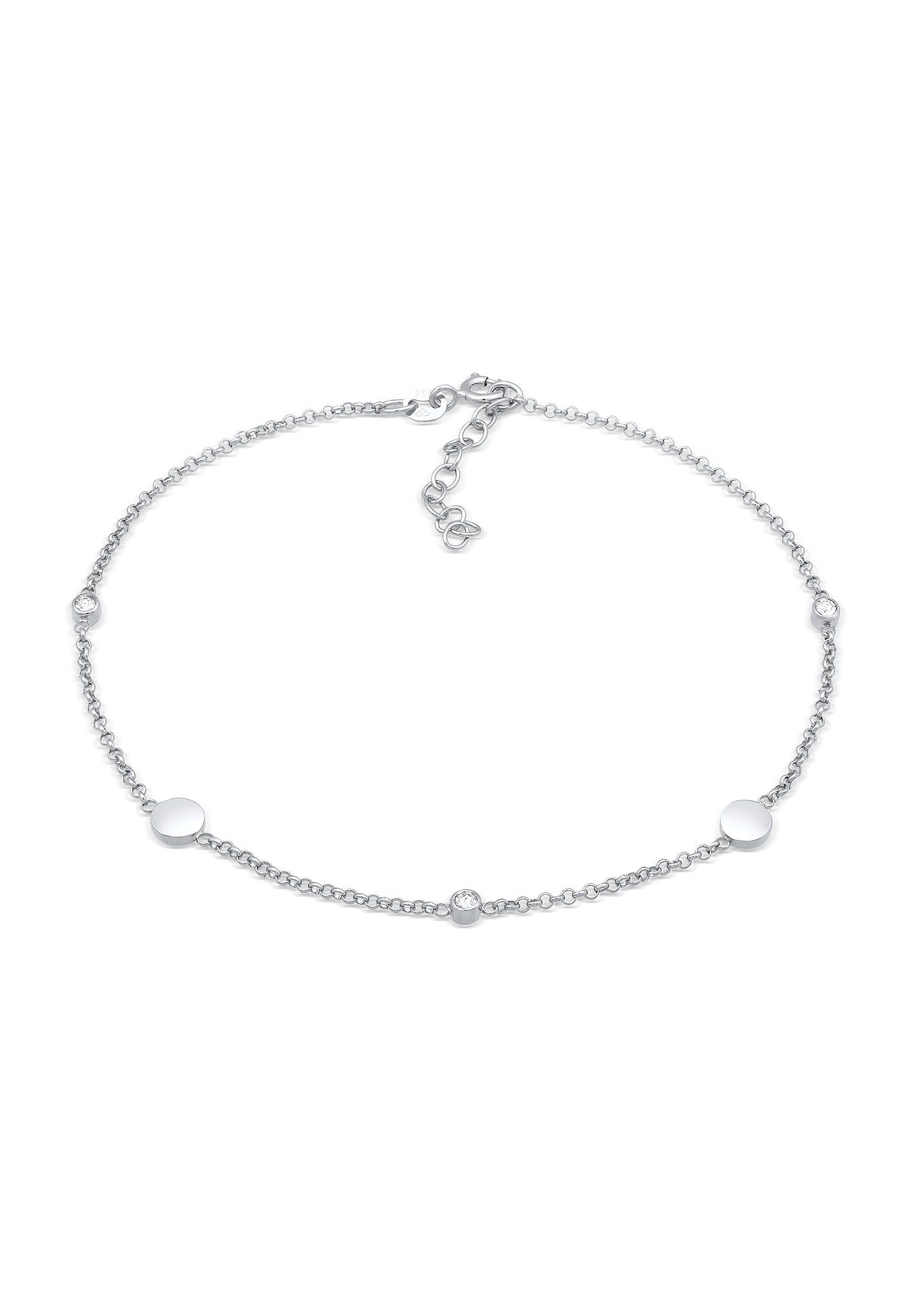 Elli Schmuckset Damen Basic mit Kristallen in 925 Sterling Silber