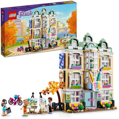 LEGO® Konstruktionsspielsteine »Emmas Kunstschule (41711), LEGO® Friends«, (844 St), Made in Europe