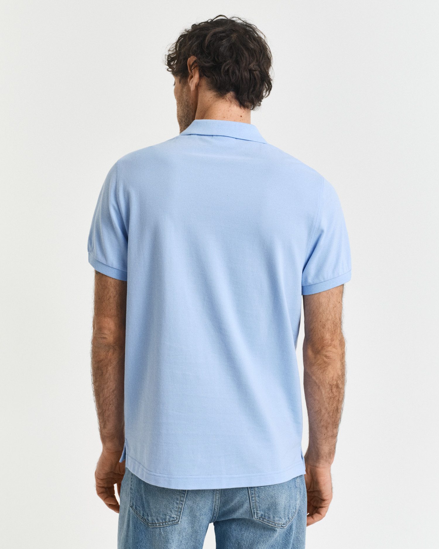 Gant Poloshirt REG SHIELD SS PIQUE POLO mit Logo und Flachstrickkragen 100% günstig online kaufen