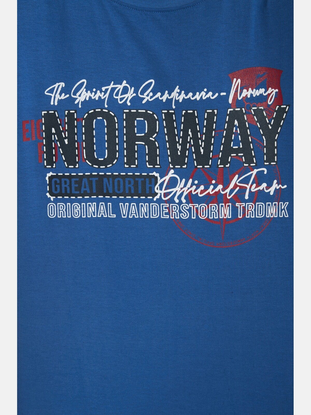 Jan stylischem Norwegenprint Vanderstorm JACOB mit T-Shirt