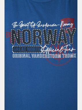 Jan Vanderstorm T-Shirt JACOB mit stylischem Norwegenprint