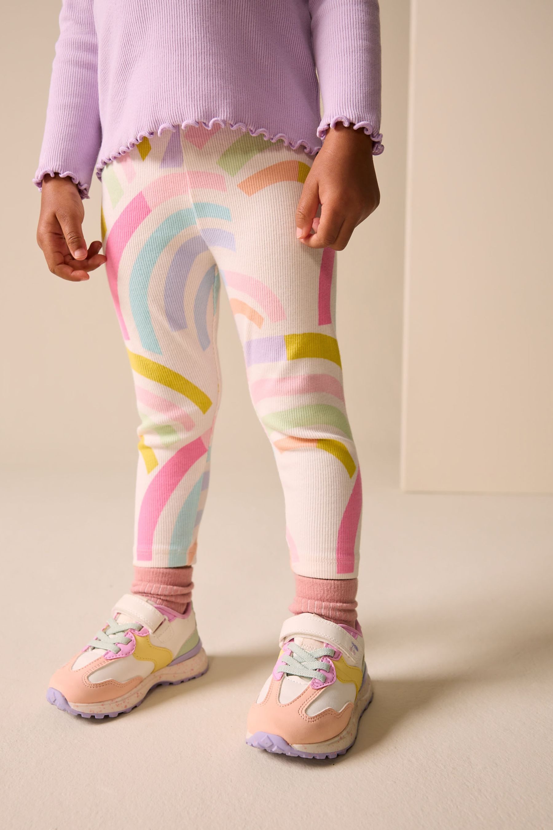 Leggings Gerippte Leggings