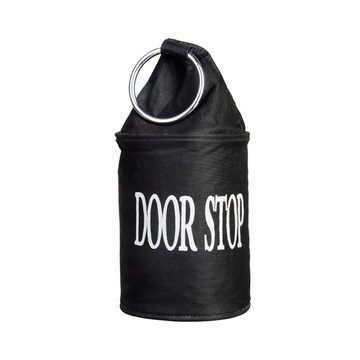 Dekowunder Türstopper Türstopper mit Ring in schwarz und grau sortiert aus Polyester (Türstopper)