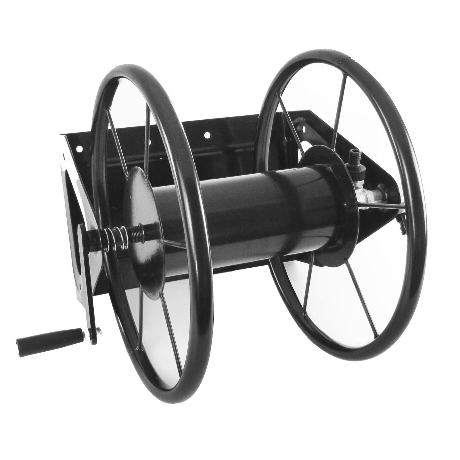 RAMROXX Schlauchaufroller Schlauch Wandhalter Schlauchaufroller bis 60m Gartenschlauch