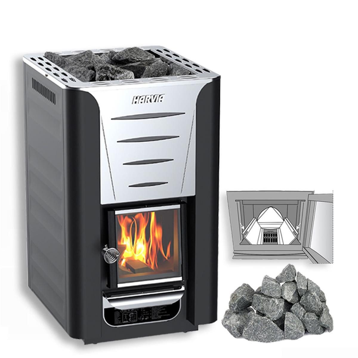 Saunaofen Holz-Saunaöfen Harvia 20 Pro Deutschland Set Mit Steine