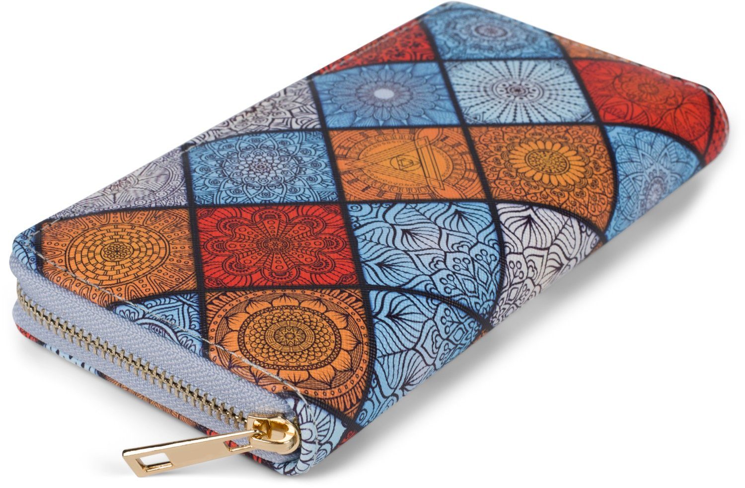styleBREAKER Geldbörse Geldbörse Indian Summer Ornamente günstig online kaufen