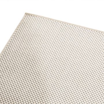 Teppich Klassischer Teppich für drinnen & draußen schlicht in creme, Teppich-Traum, rechteckig, Höhe: 10 mm