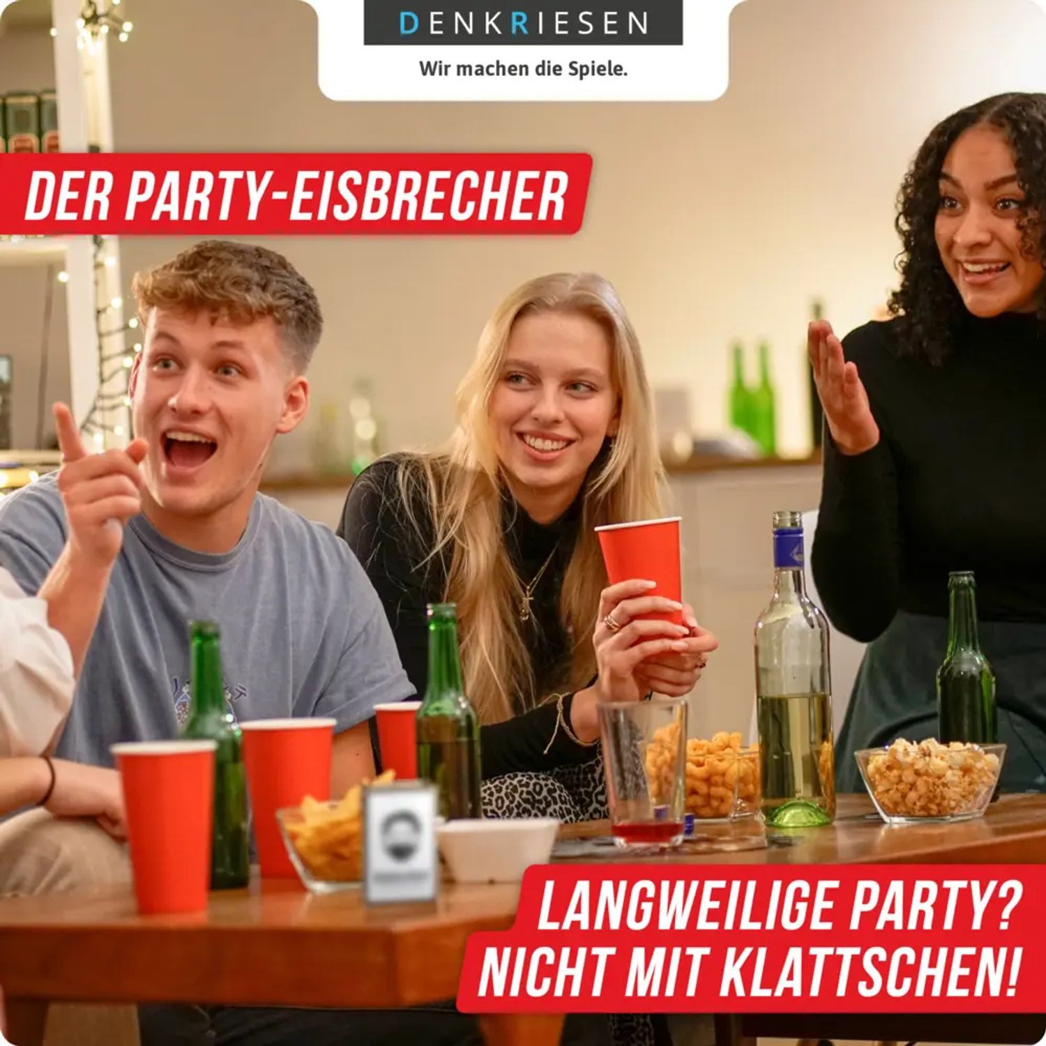 Denkriesen Spiel DENKRIESEN - klattschen® - WHITE EDITION "Die offizielle...