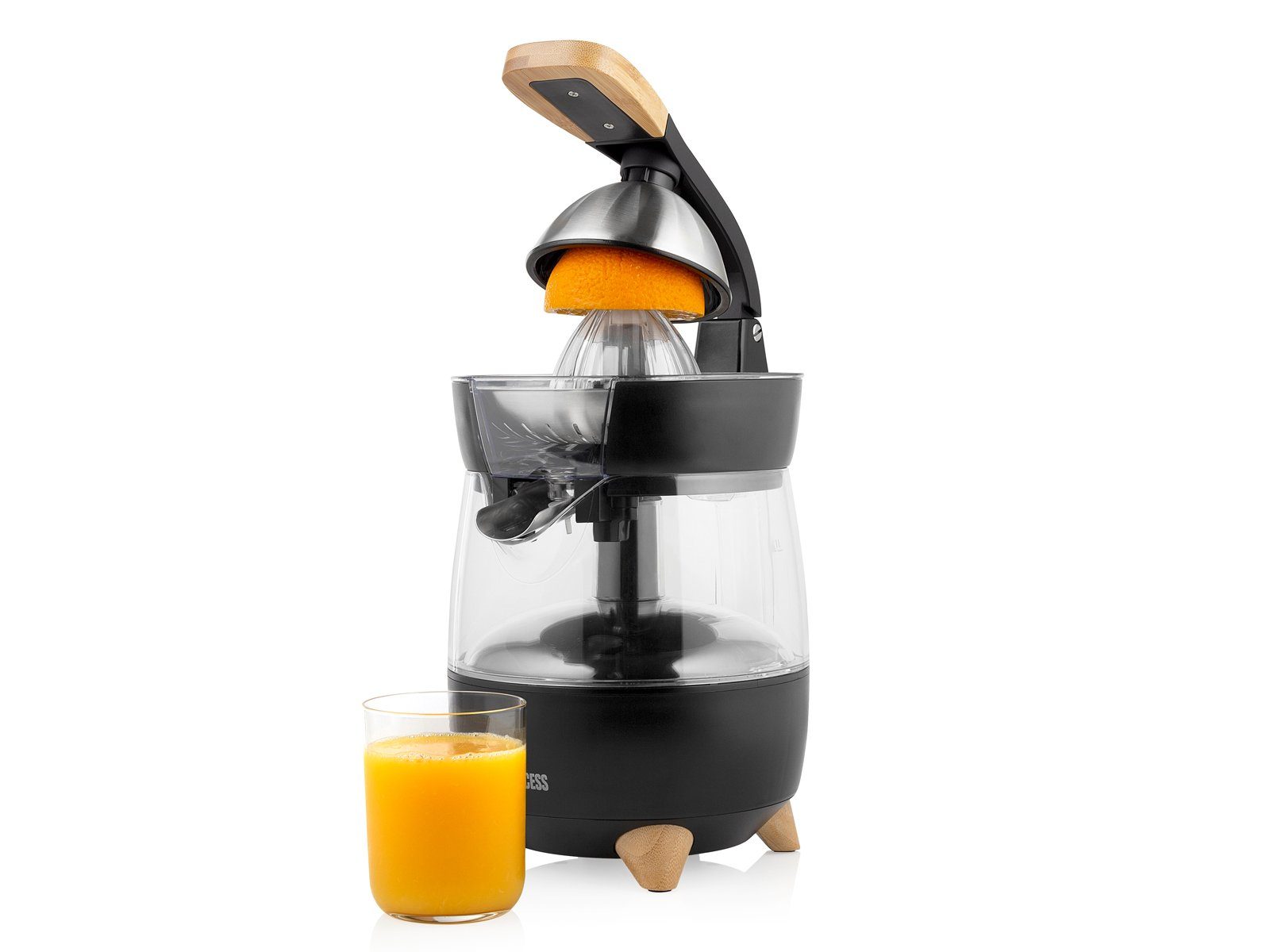 PRINCESS Zitruspresse, 300 W, elektrische Zitronen Saft-Maschine Obst-Presse Profi Entsafter Juicer