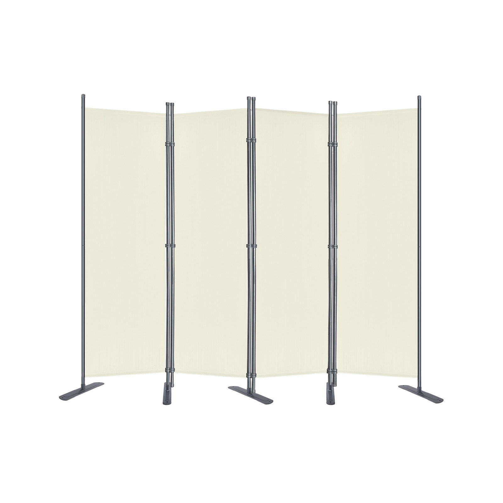 FIVMEN Paravent Raumteiler Klappbar Freistehend Stellwand Sichtschutzwand, Verstellbar Raumteiler Innen und Außenbereich für Büros, Garten Balkon