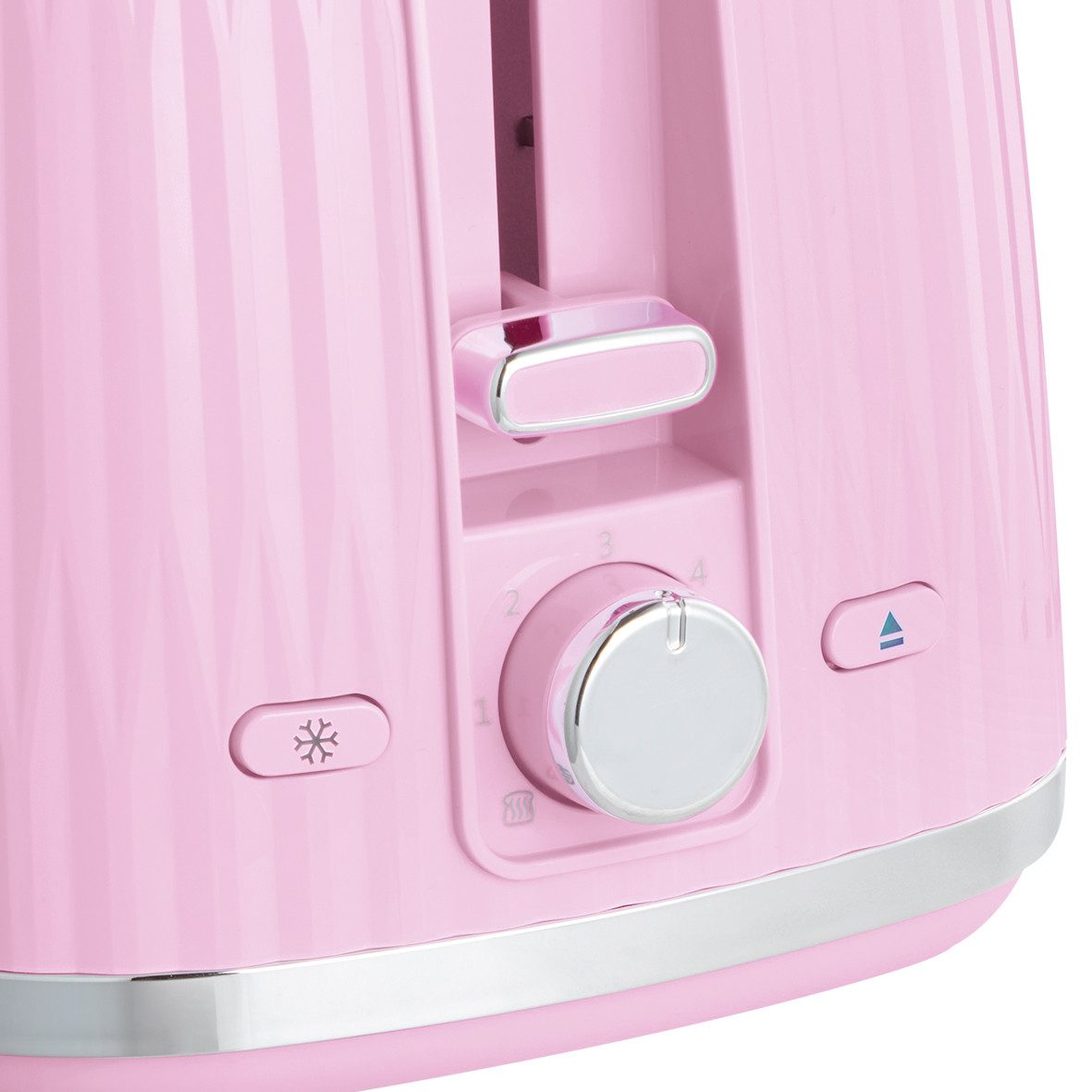 RUSSELL HOBBS Toaster Eden 27372-56 Himbeere, 2 Schlitze, 800 W, 6 Bräunungsstufen, Hebefunktion, Auftau-, Aufwärm- & Stoppfunktion – Bild 4 von 5