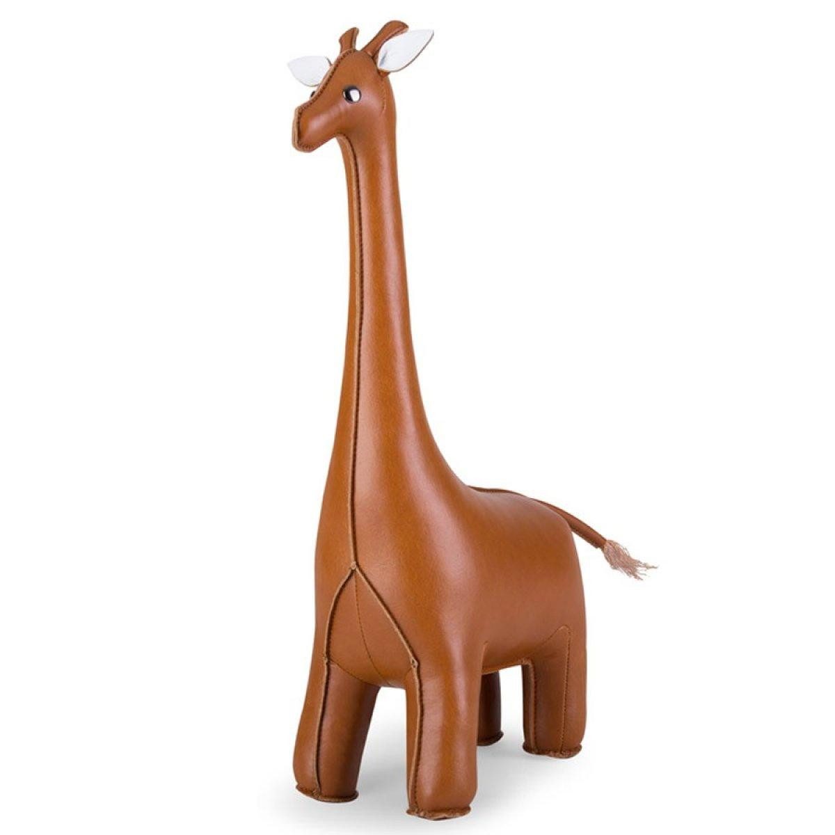 Züny Dekofigur Buchstütze Dekorationsobjekt Giraffe Tan (1kg)