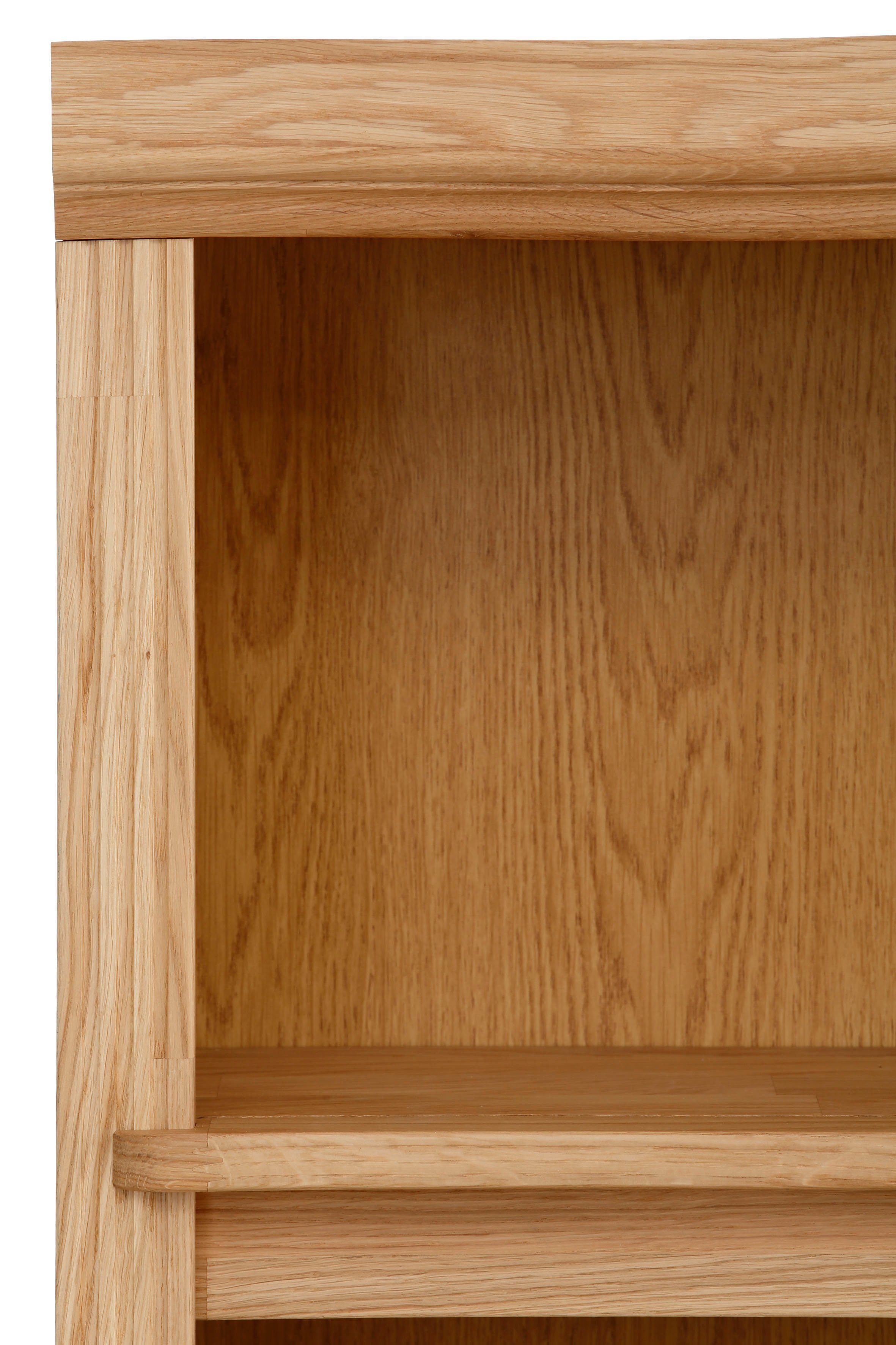 Home affaire Bücherregal Soeren, aus massiver Kiefer, in 2 Höhen, Tiefe 29 cm, mit viel Stauraum