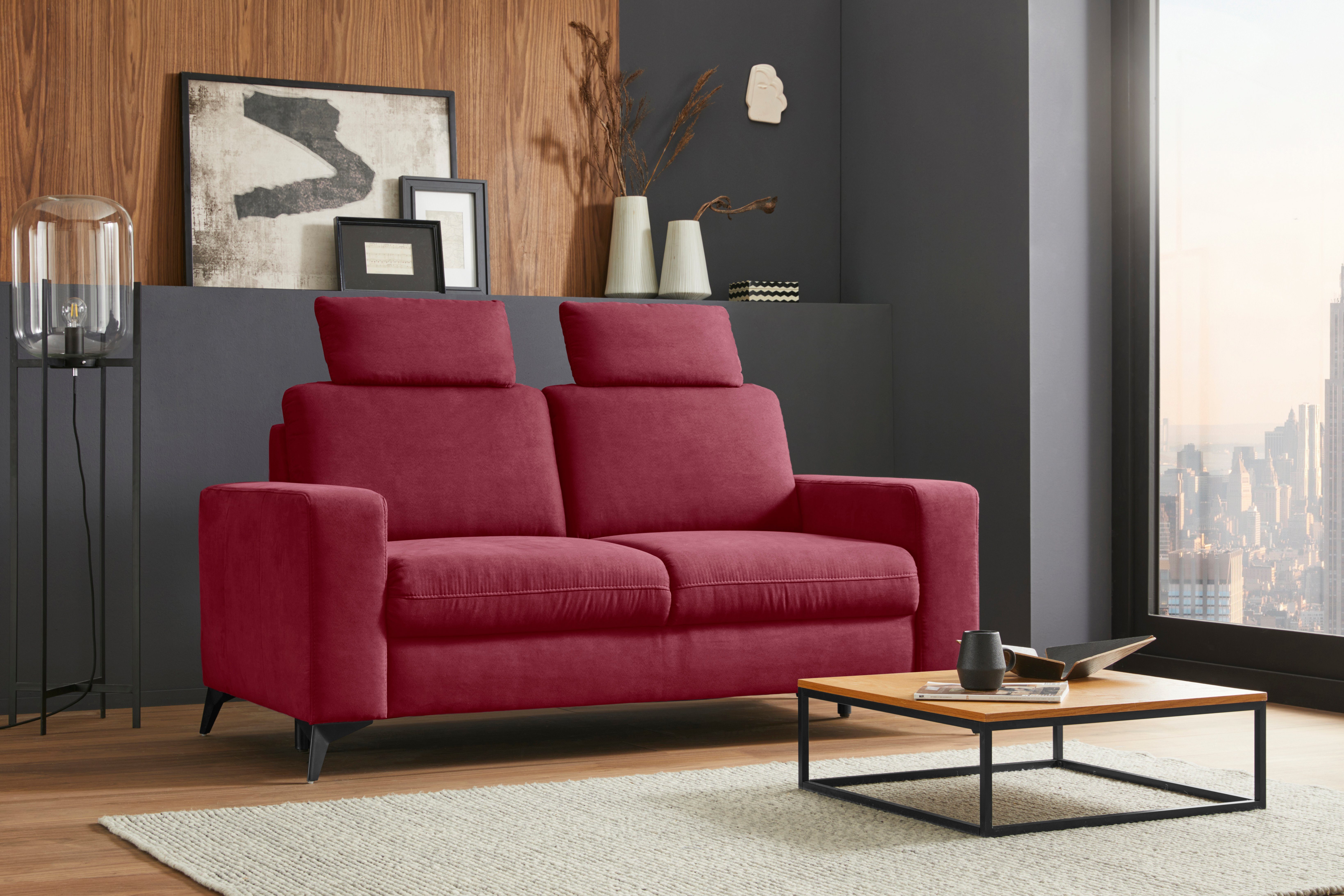 Home affaire 2-Sitzer Lolland, mit Federkern, auch mit abwischbarem Bezug