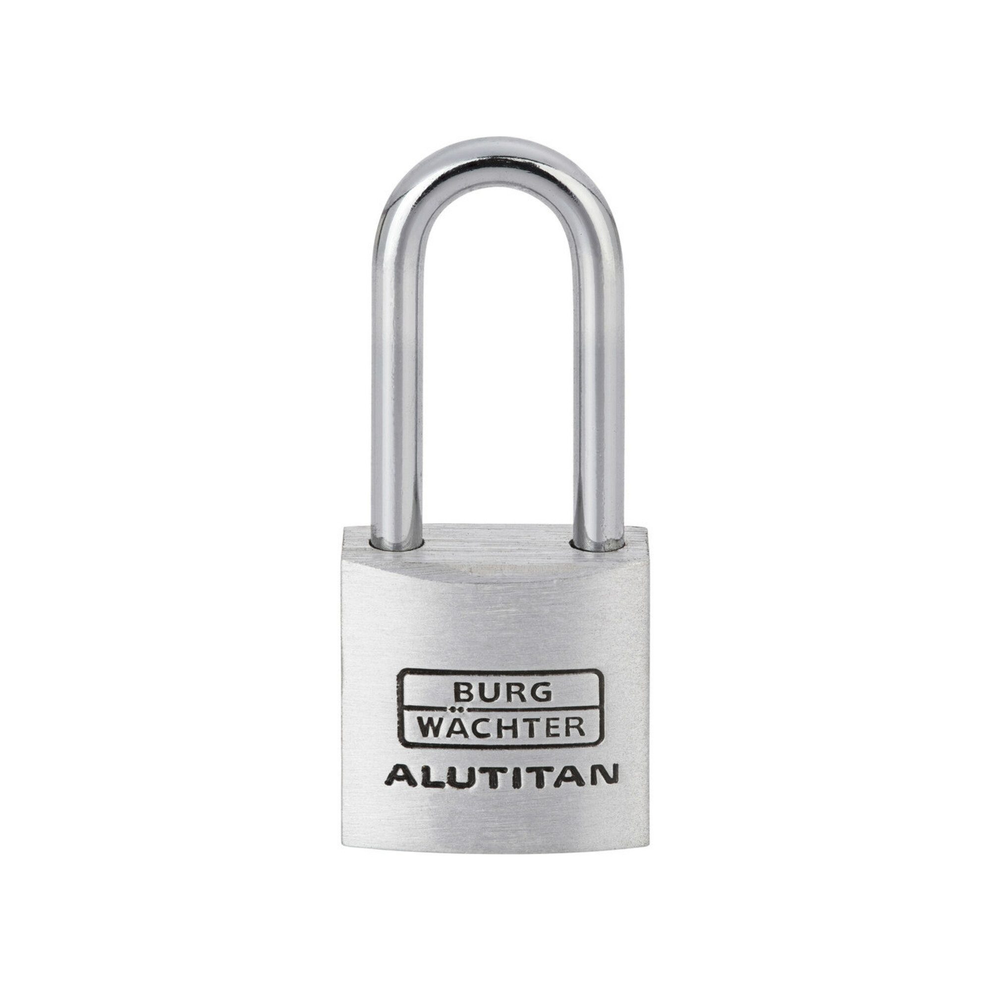 Burg Wächter Vorhängeschloss Burg-Wächter Vorhangschloss Alutitan 770 HB 20 26 SB Aluminium massiv