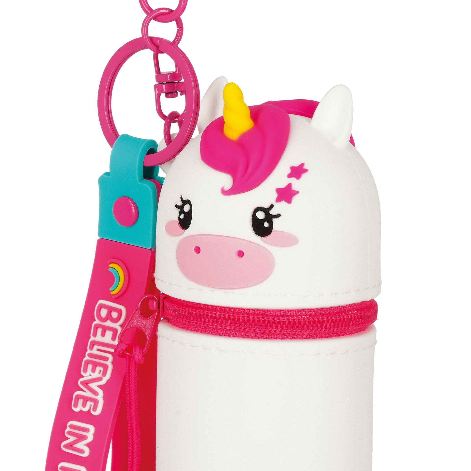 Legami Schlüsselanhänger Set LEGAMI Münztasche mit Schlüsselanhänger Mini Kawaii EINHORN – Bild 4 von 5