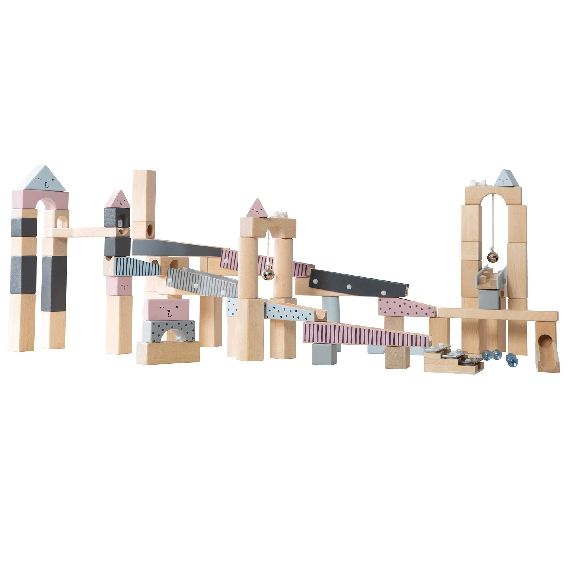 roba® Kugelbahn Motorikspielzeug variabel aufbaubar, (100-tlg), günstig online kaufen