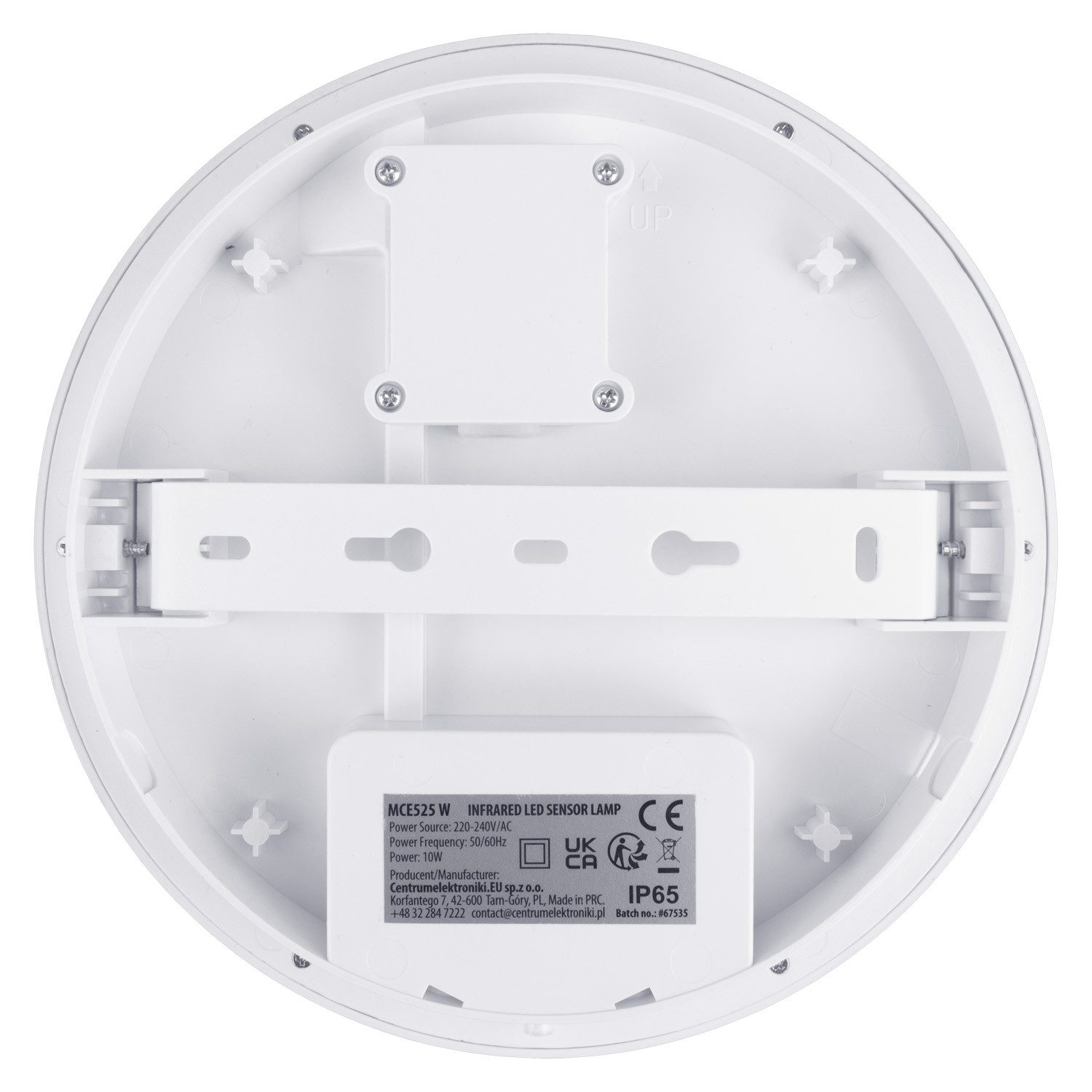 Maclean LED Außen-Wandleuchte mit PIR-Bewegungssensor MCE525, LED fest integriert, neutralweiß, 10 W, IP65, 1000 lm, neutrale Farbe